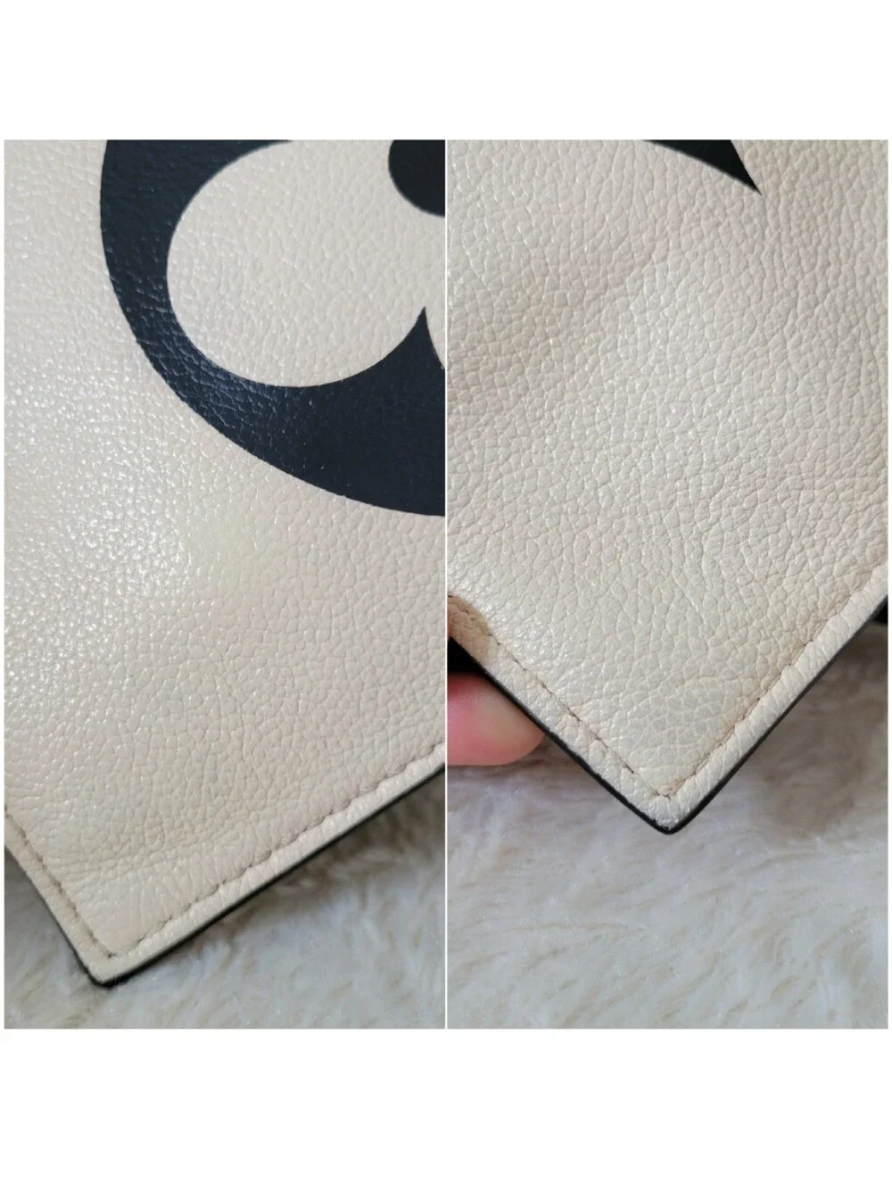 💕LIMITED Edition Louis Vuitton Neo Crafty Giant Noe Ivory Creme Black Empreinte